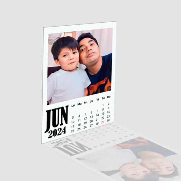 Calendario Imantado personalizado estilo polaroid