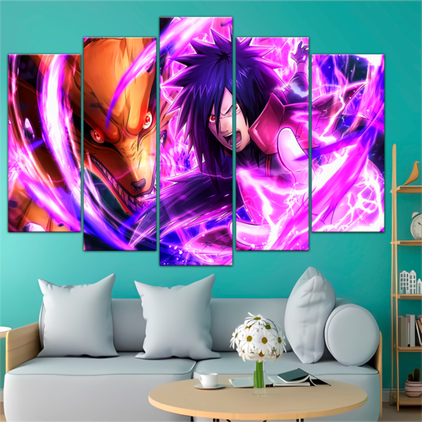 CUADRO ANIME MADARA UCHIHA DE NARUTO ESCALONADO PERSONALIZADO