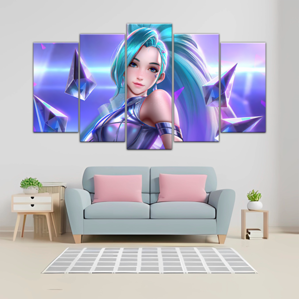 Cuadro anime decorativo Escalonado de seraphine de league of legends