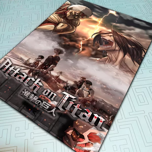 CUADRO DECORATIVO ESTILO POSTER - ATTACK ON TITAN