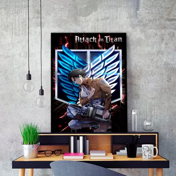 CUADRO DECORATIVO ATTACK ON TITAN