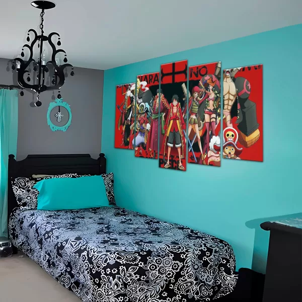 CUADRO DECORATIVO DE ONEPIECE - FILM RED