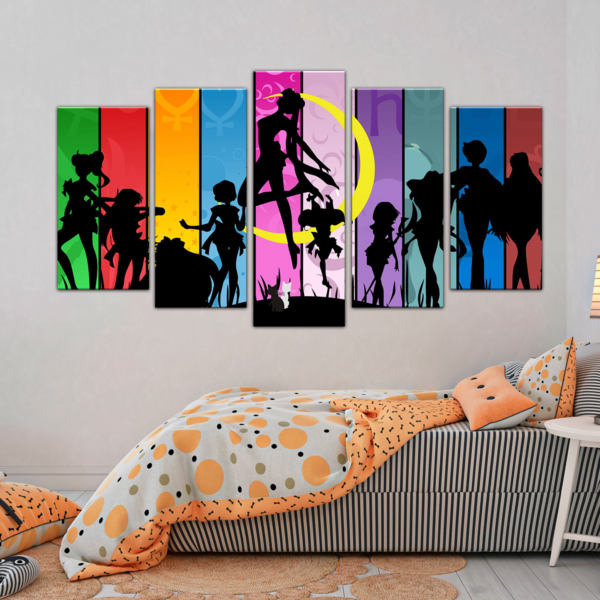 CUADRO ESCALONADO SAILOR MOON SOMBRAS