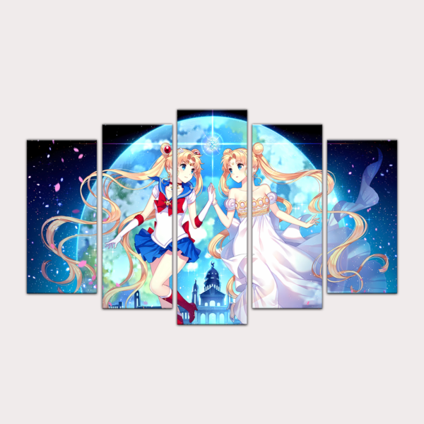 CUADRO ESCALONADO SAILOR MOON CRYSTAL