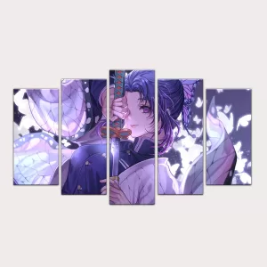 CUADRO DECORATIVO ESCALONADO SHINOBU KOCHO DE KIMETSU NO YAIBA