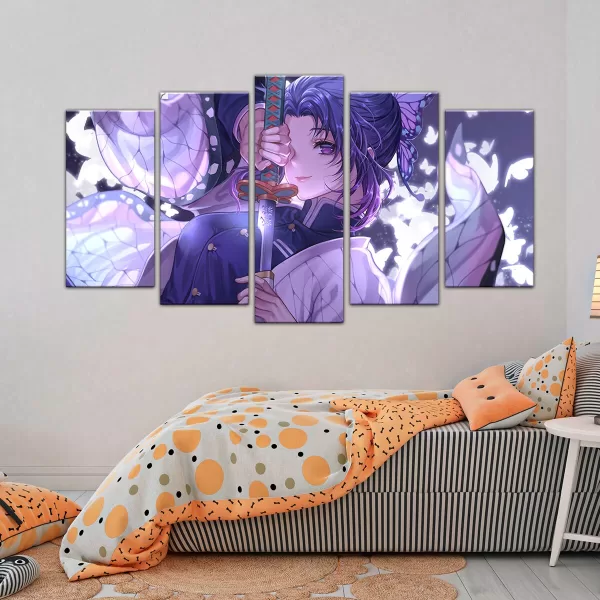 CUADRO DECORATIVO ESCALONADO SHINOBU KOCHO DE KIMETSU NO YAIBA