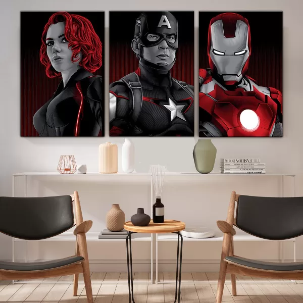 CUADRO DECORATIVO ESTILO POSTER AVENGERS