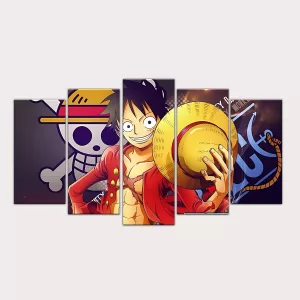 CUADRO ESCALONADO DECORATIVO ONEPIECE LUFFY