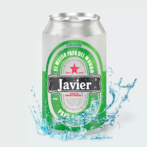 LATA DE CERVEZA HEINEKEN PERSONALIZADA