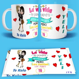 TAZA BLANCA PERSONALIZADA