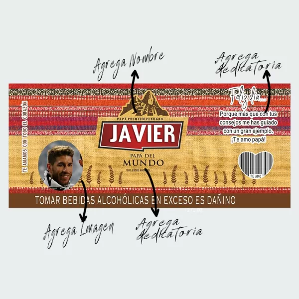 LATA DE CERVEZA CUSQUEÑA PERSONALIZADA