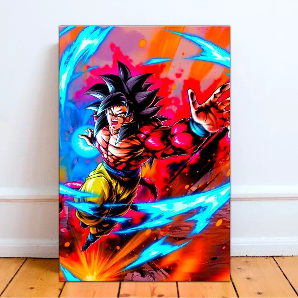 CUADRO POSTER GOKU SSJ4