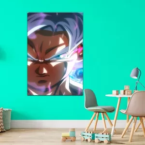 CUADRO POSTER GOKU ULTRAINSTINTO