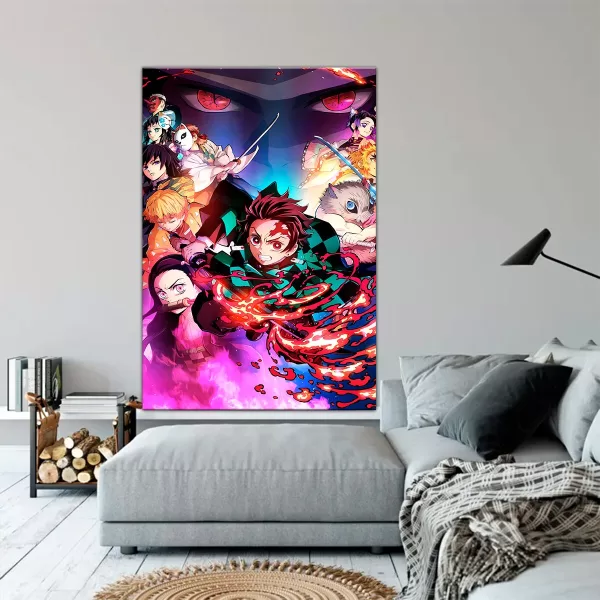 CUADRO POSTER KIMETSU NO YAIBA