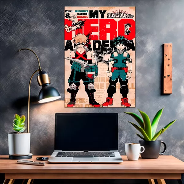 CUADRO POSTER MY HERO ACADEMY