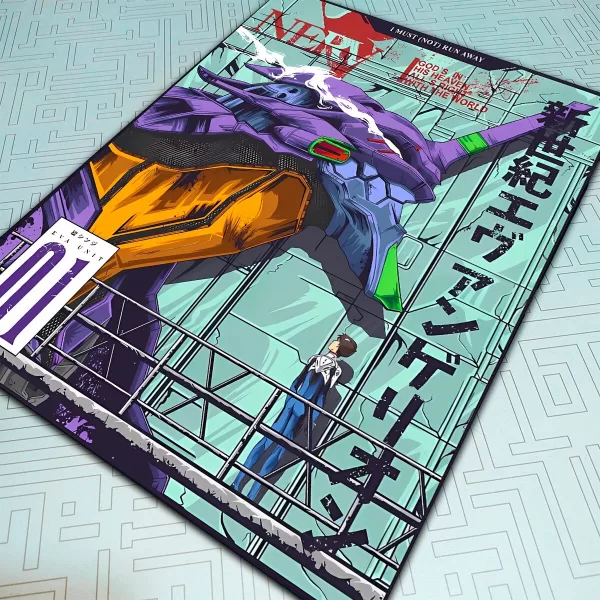 CUADRO POSTER COLECCIÓN EVANGELION - Imagen 2