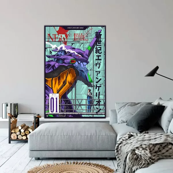 CUADRO POSTER EVANGELION