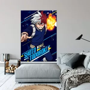 CUADRO POSTER SHOTO TODOROKI