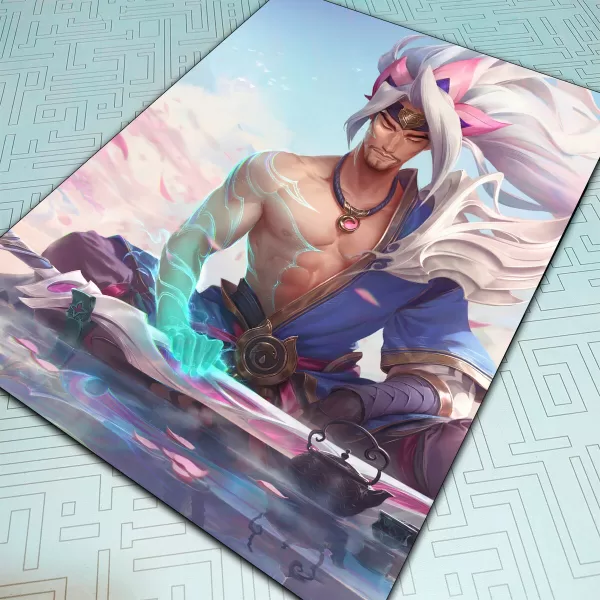 CUADRO POSTER YASUO - LEAGUE OF LEGENDS