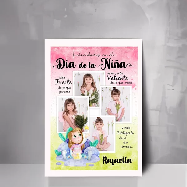 CUADRO PERSONALIZADO DÍA DEL NIÑO