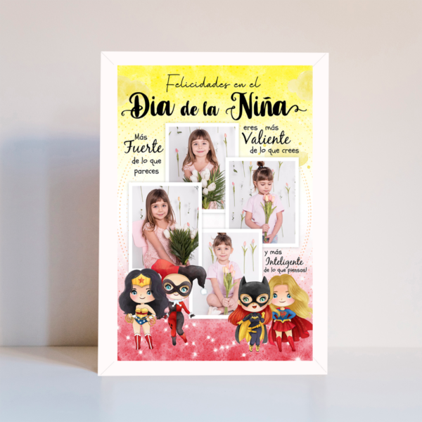 CUADRO PERSONALIZADO DÍA DE LA NIÑA