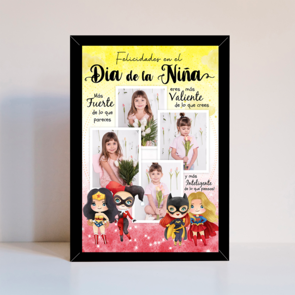 CUADRO PERSONALIZADO DÍA DE LA NIÑA