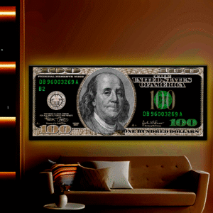 CUADRO DOLAR BENJAMIN FRANKLIN