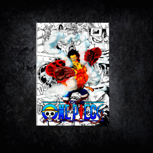 CUADRO POSTER LUFFY GEAR 5