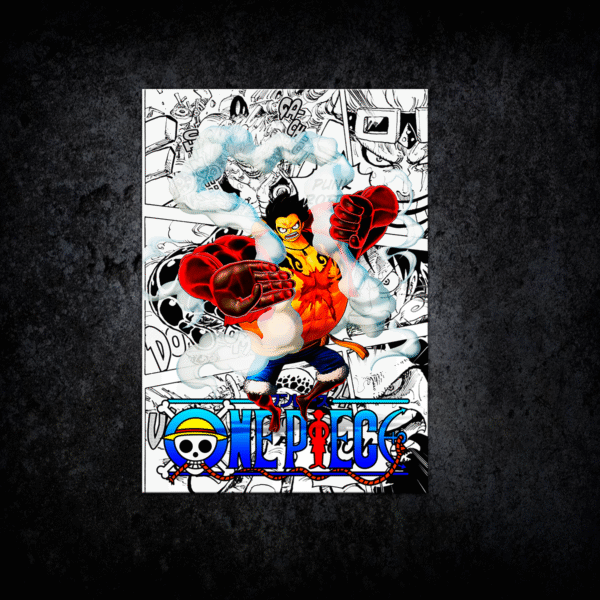 CUADRO POSTER LUFFY GEAR 5