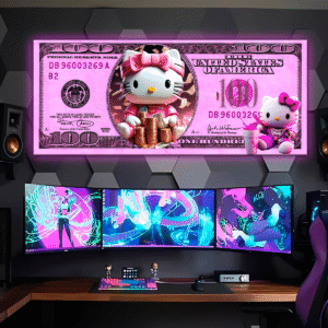 CUADRO DOLAR KITTY
