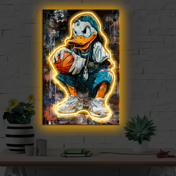 CUADRO NEÓN DONALD