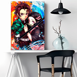 CUADRO TANJIRO Y NEZUKO