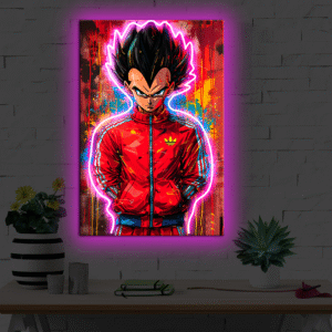 CUADRO NEON VEGETA