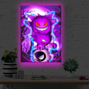 CUADRO NEON GENGAR