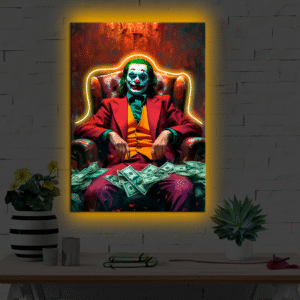 CUADRO NEON JOKER