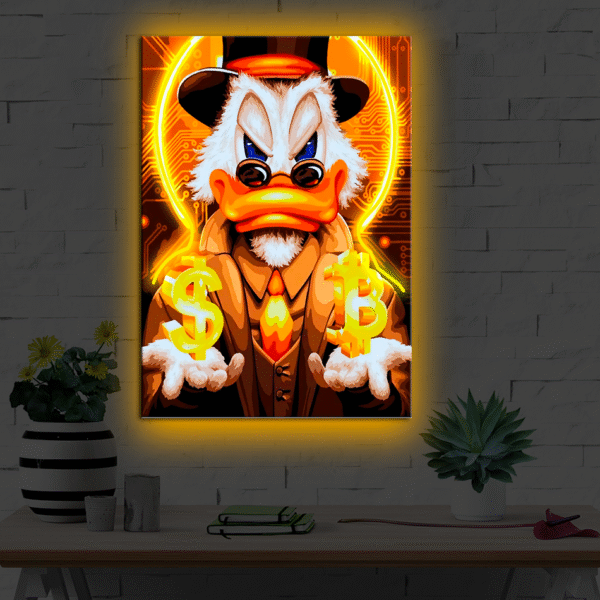 CUADRO NEON MC PATO