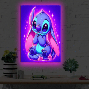 CUADRO NEON STICH